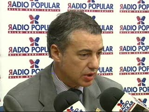 Urkullu considera electoralistas las detenciones de Batasuna