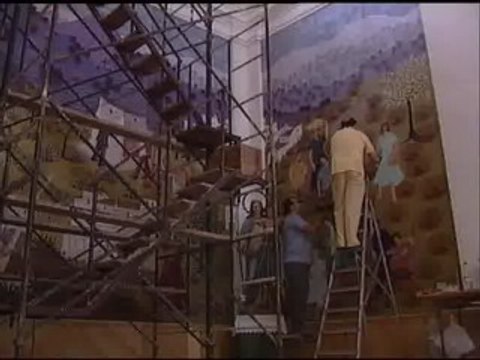 Un pintor culmina tras doce años una obra