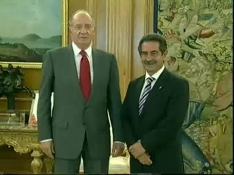 El Rey recibe al presidente de Cantabria