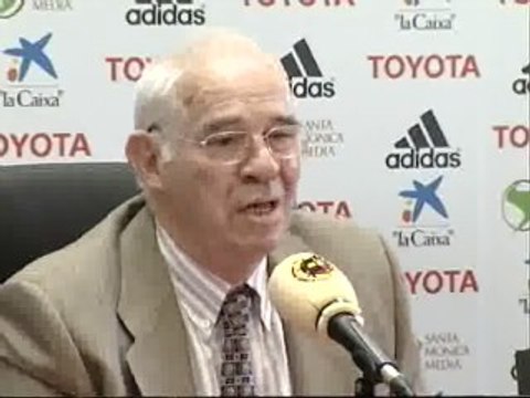 Aragonés: han jugado ocho partidos, han ganado siete y empatado uno