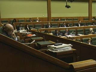 Comienza el Pleno de Política General en el Parlamento Vasco
