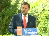 Rajoy asegura que la propuesta de Ibarretxe es 