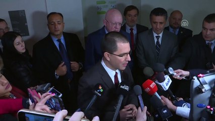 Venezuela Dışişleri Bakanı Jorge Arreaza: 'Venezuela sınırındaki konserler şov' - NEW YORK