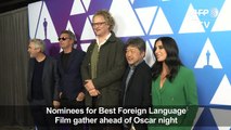 Best foreign language film nominees gather ahead of Oscars night