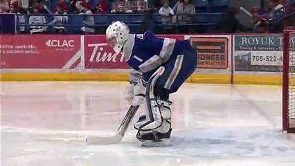 OHL Jet Greaves First Career Shutout