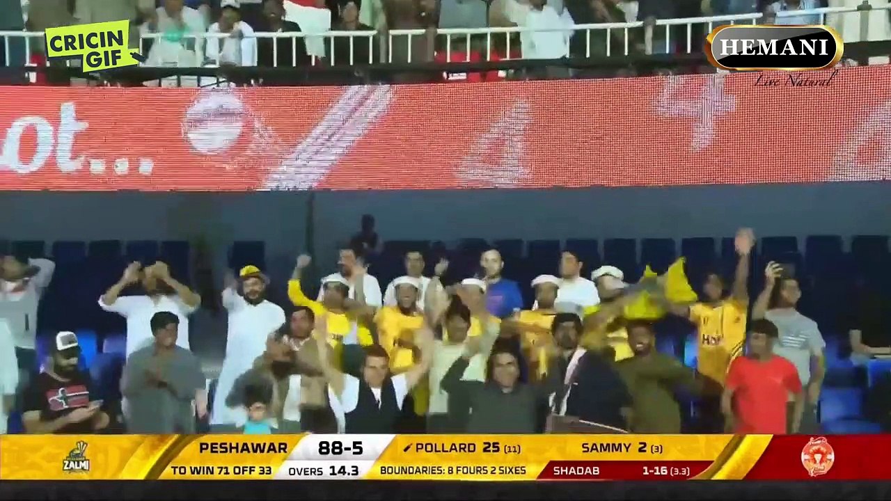 Kieron Pollard fired on all cylinders and scored 51 runs from 22 balls for Pesha ( 720p )
