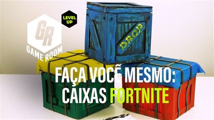 Faça você mesmo: Caixas Fortnite