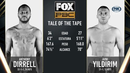 PBC: Dirrell y Yildirim en las tarjetas