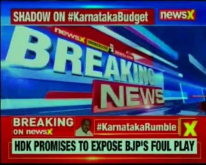 Karnataka HDK fires fresh poaching allegations against BJP hours before budget