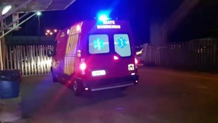 Siate atende mulher ferida nas dependências da Coopavel