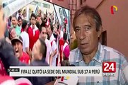 FIFA retiró a Perú la organización del Mundial Sub-17 y se la dio a Brasil