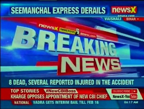 Bihar 9 coaches of Seemanchal Express derail, 7 dead, several injured
