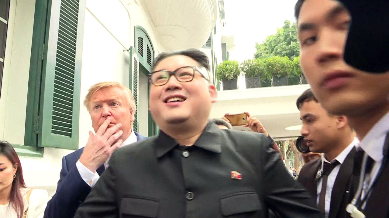 Hanoi police hold Trump, Kim impersonators for questioning