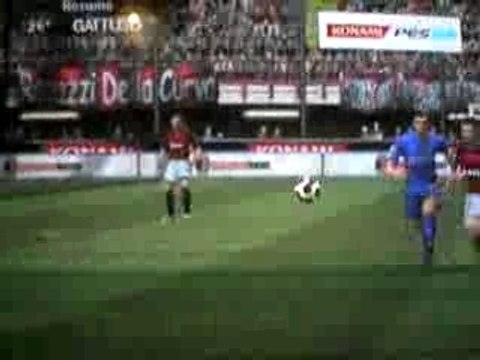 [PES 2008]But Gattuso (AC Milan) (Angle 3)