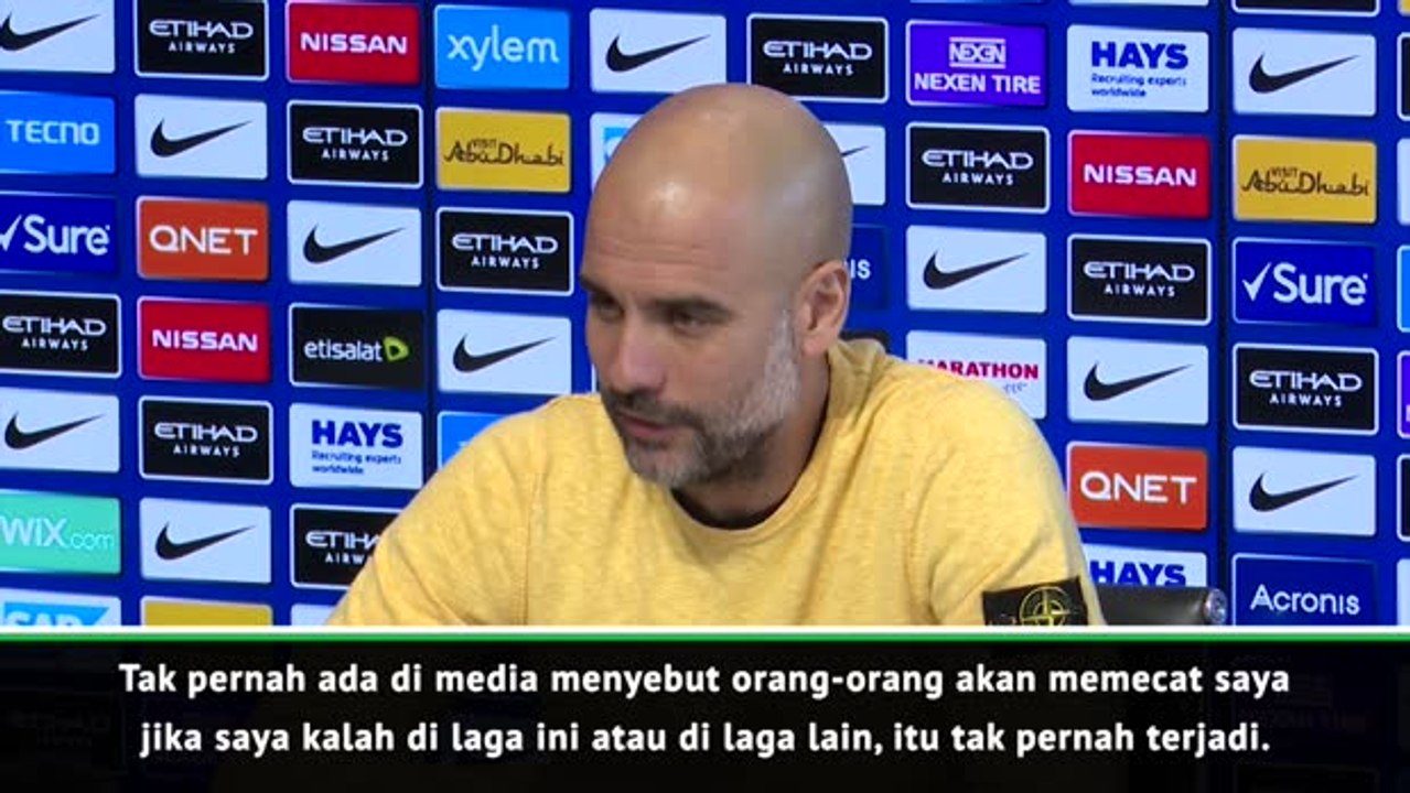 City Tak Pernah Meragukan Saya Seperti Chelsea Meragukan Sarri - Guardiola