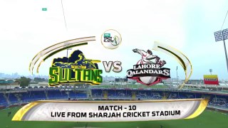 Match 10- Full Match Highlights Multan Sultans Vs Lahore Qalandars - HBL PSL 4 - HBL PSL 2019