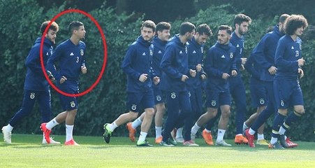 Fenerbahçeli Nabil Dirar'ın Akrabası, Fenerbahçe Antrenmanına Katıldı