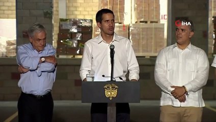 - Venezuela, Kolombiya ile olan kara sınırlarını kapattı- Guaido, Kolombiya’ya geçti