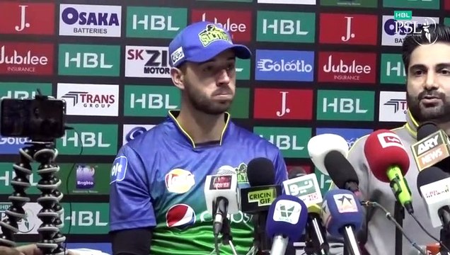 HBL PSL 4 - Match 10 Multan Sultans Vs Lahore Qalandars Post Match Press Conference - James Vince