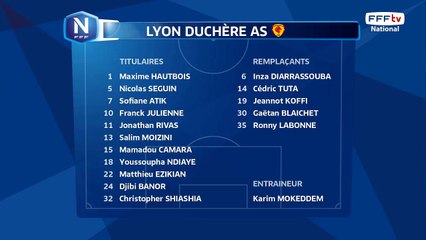 Composition Lyon Duchère AS