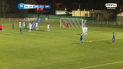 Ouverture du score sur coup franc pour Drancy