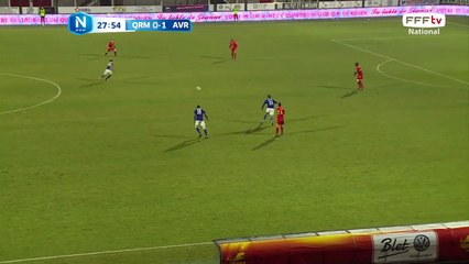 Belle frappe qui frôle la transversale