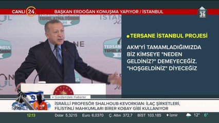 Başkan Erdoğan konuşuyor