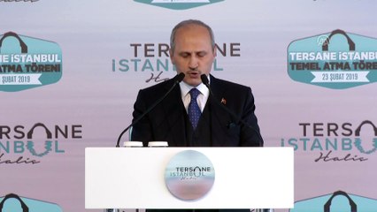 Tersane İstanbul Temel Atma Töreni - Bakan Turhan (2) - İSTANBUL
