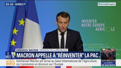 Sortie du glyphosate: Emmanuel Macron y voit "l'opportunité pour de nombreuses filières d'évoluer"