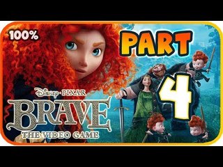 Disney Pixar Brave • [The Movie Game] • 100% Walkthrough Part 4 (PS3, X360, Wii) Chilled Creek