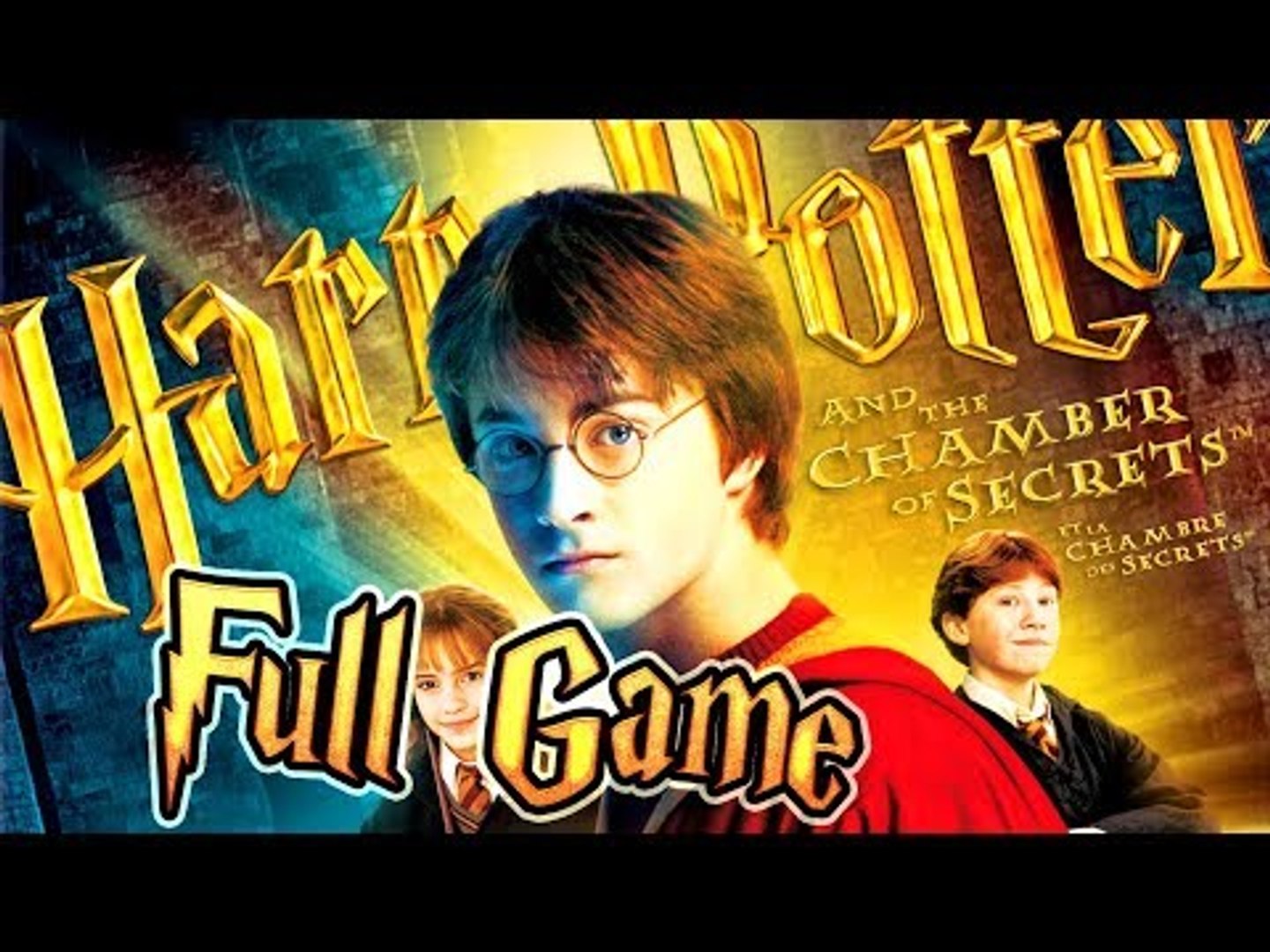 Harry Potter and the Chamber of Secrets FULL GAME Movie Longplay PS2 GCN XBOX