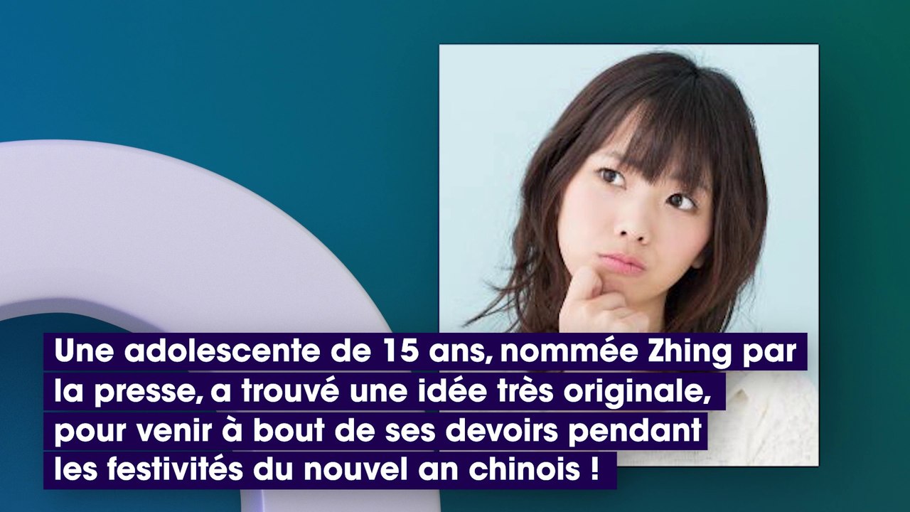 Une adolescente se sert d’un robot pour faire ses devoirs pendant qu’elle fait la fête
