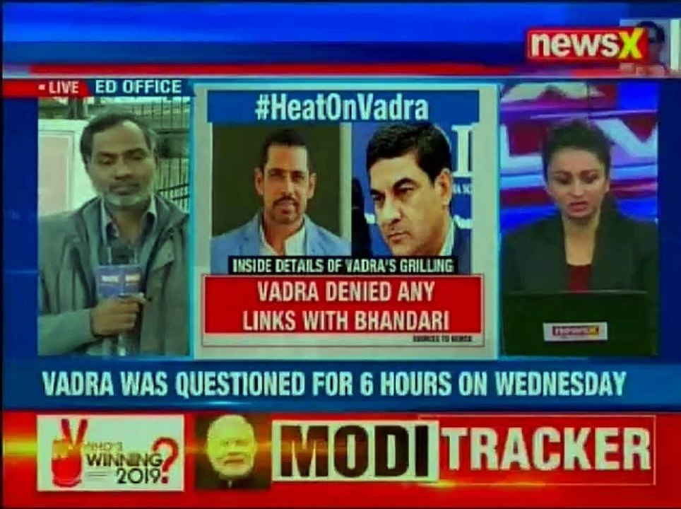 Money Laundering Case Robert Vadra being questioned in ED office