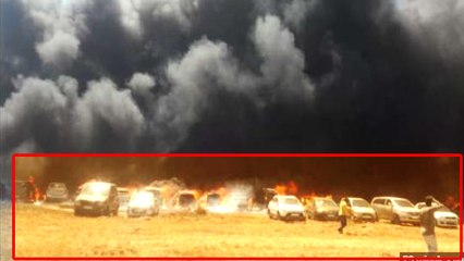 Bengaluru में Air Show के दौरान भीषण आग, 300 कारें जलकर खाक | वनइंडिया हिंदी