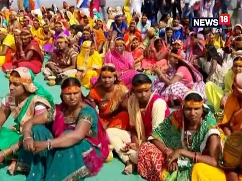 राम जानकी मंदिर की स्थापना को भूमि पूजन व कलश यात्रा में शामिल हुए जयंत सिन्हा / Jayant Sinha joins the Bhumi Poojan and Kalash Yatra to establish Ram Janaki Temple