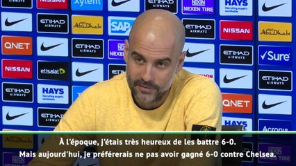 Finale - Guardiola : "Je préférerais ne pas avoir gagné 6-0 à Chelsea"