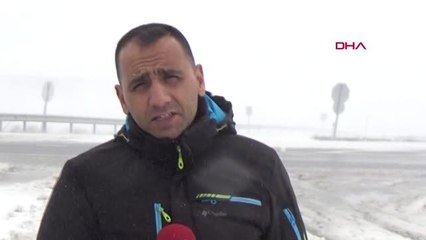 Tekirdağ Kar ve Tipi Nedeniyle Otobüs Devrildi 4 Yaralı