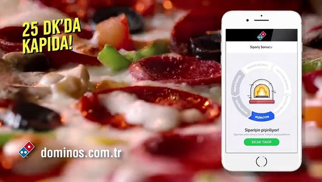 Domino’s Sıcak Takip İle Siparişinin Eve Gelişini Canlı İzle! -Domino's Yeni Reklam Filmi