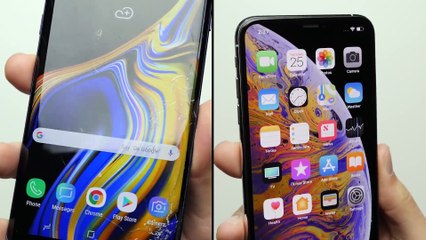 iPhone XS Max vs. Galaxy Note 9 Drop Test!