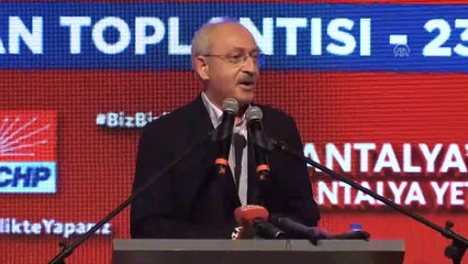 Kılıçdaroğlu: 'Bu birlikteliğimizin bir demokrasi mücadelesi olduğunu herkesin bilmesi lazım' - ANTALYA