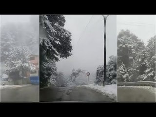 Report Tv-Llogaraja mbulohet nga dëbora, automjetet qarkullojnë me zinxhirë