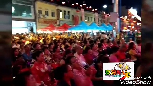 文冬文化街歌舞演出 吸引市民观赏 全场爆满