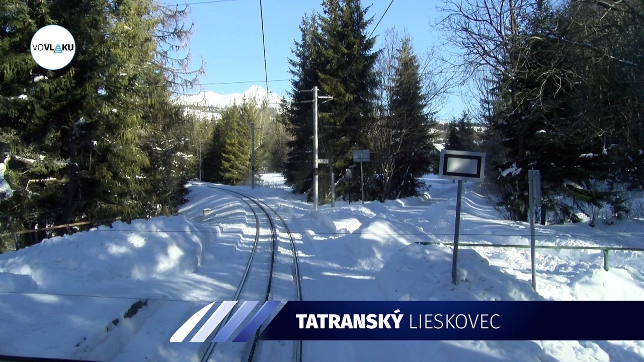UNIKÁTNY VLAKOVÝ VIDEOPROJEKT: ZUBAČKOU zo Štrby na Štrbské Pleso