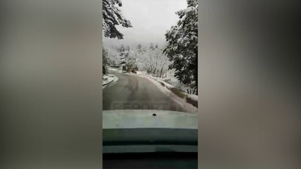 Llogaraja mbulohet nga dëbora, automjetet qarkullojnë me zinxhirë