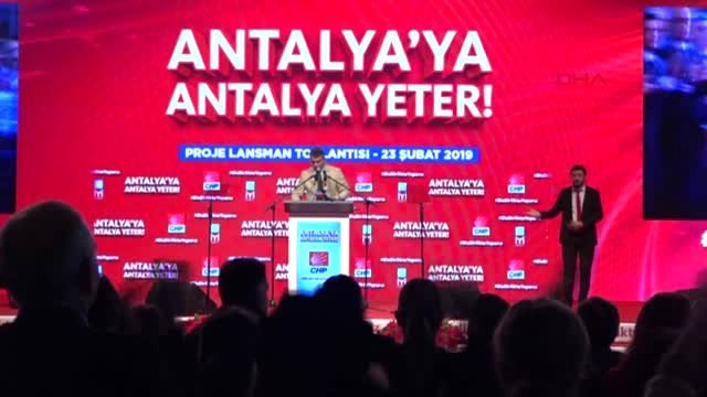 Antalya Kılıçdaroğlu O Tablo Türkiye Gerçeğini Yansıtıyor