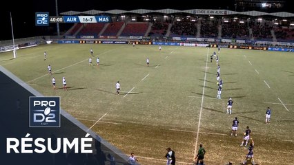 PRO D2 - Résumé Aurillac-Massy: 31-18 - J22 - Saison 2018/2019