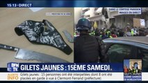 Gilets jaunes: quinze personnes interpellées à Clermont-Ferrand, des armes saisies par la police