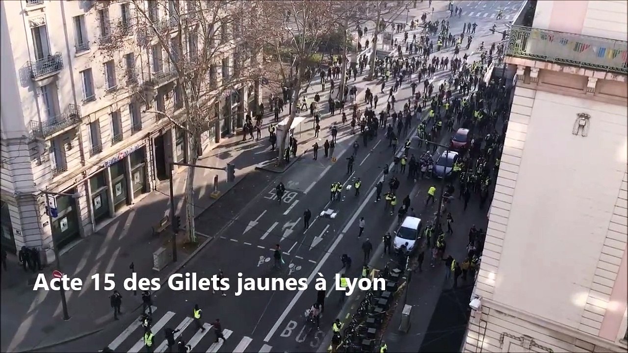 Acte 15 des Gilets jaunes : affrontements dans le 7e arrondissement de Lyon