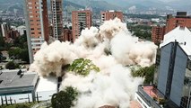 Former luxury home of drug lord Pablo Escobar is demolished