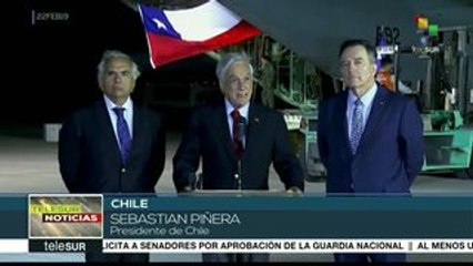 Presidente de Chile cambia de avión rumbo a Cúcuta por falla técnica